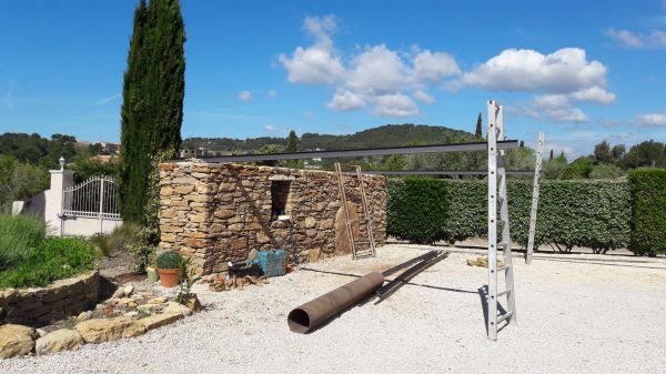 création d' un abris voiture sur la région PACA