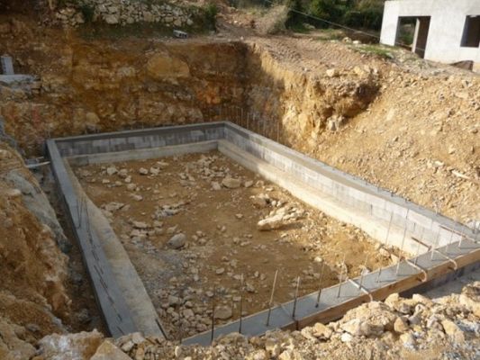 Terrassement pour maison à Bandol